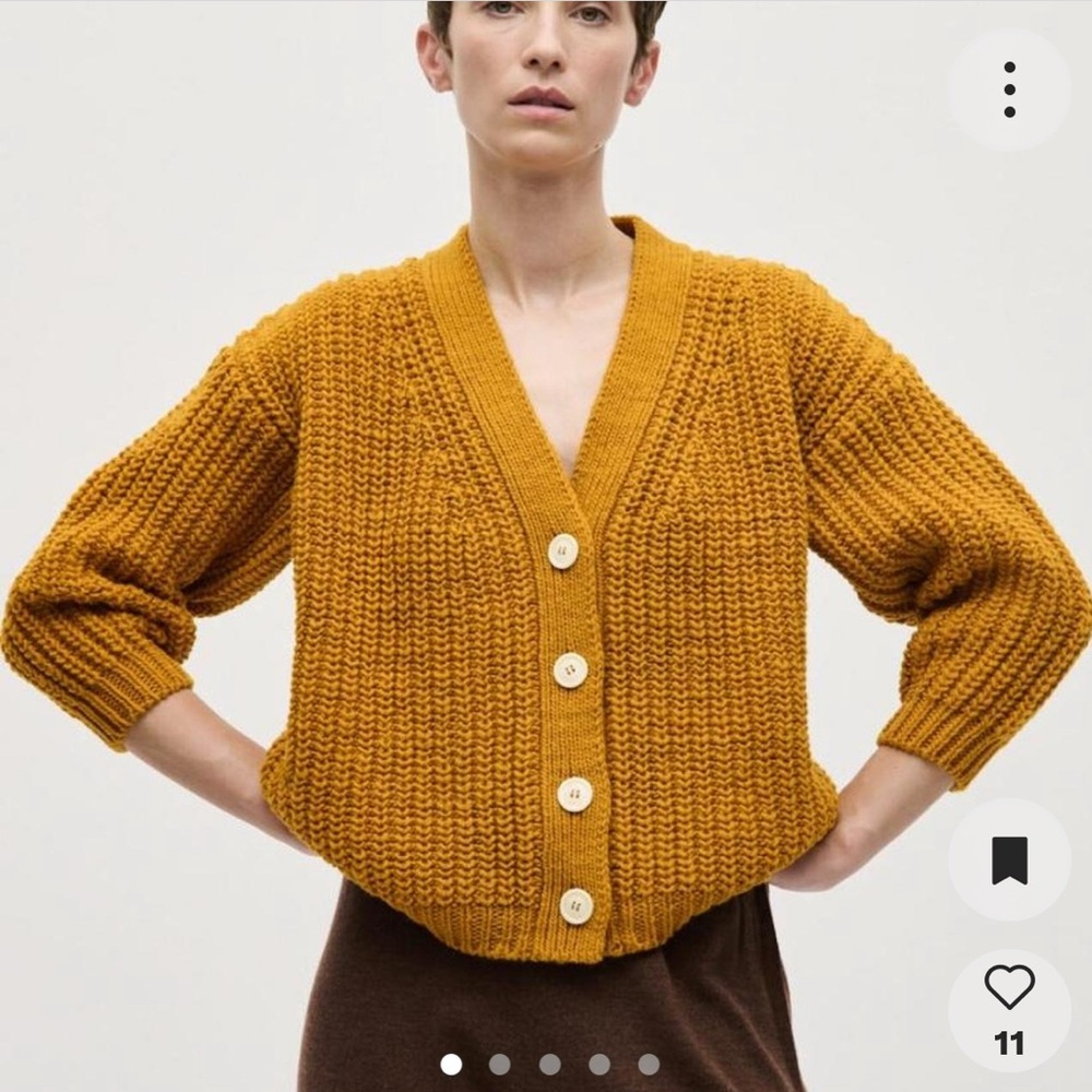 Babaa cardigan no. 19 mini in ocre